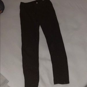 Little girl Black sparkly pants
